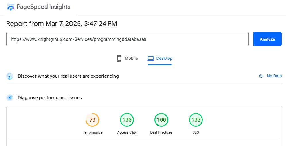 Page Speed Insights